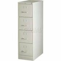 Sp Richards Lorell® 4-Drawer Heavy Duty Vertical File Cabinet, 15"W x 25"D x 52"H, Putty LLR60652